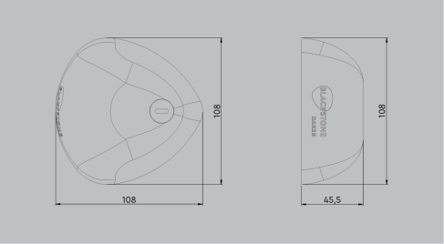 Dimensions serrure BLACKSTONE
